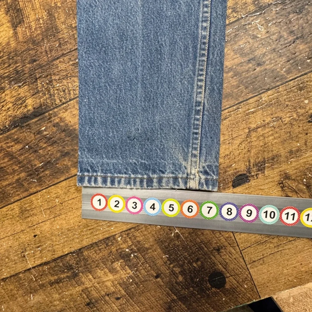 vintage Levi's 505 Men's Blue Denim Jeans Regular Fit‎ Straight Leg Size 34x32